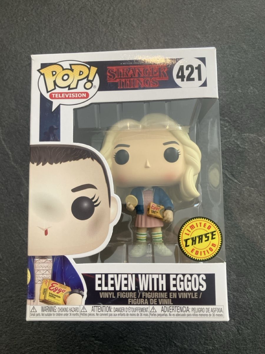 Funko Statuette: Figurine Funko Pop Eleven with Eggos 421 Chase – Nuovo (secondo la descrizione) da Daillon venduto da Camus82