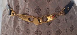 Ceinture noire vintage 95cm