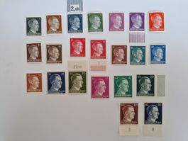 Deutsches Reich Adolf Hitler Briefmarken Set postfrisch