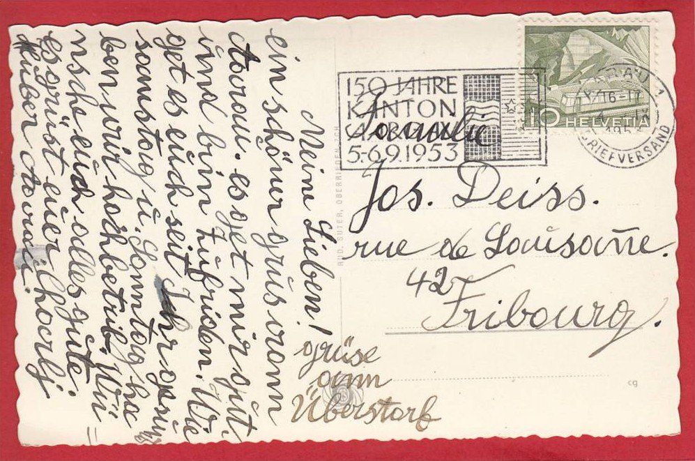 Cartoline postali: AARAU ALTSTADT – Usato da Grüningen venduto da Kartenlaube 1