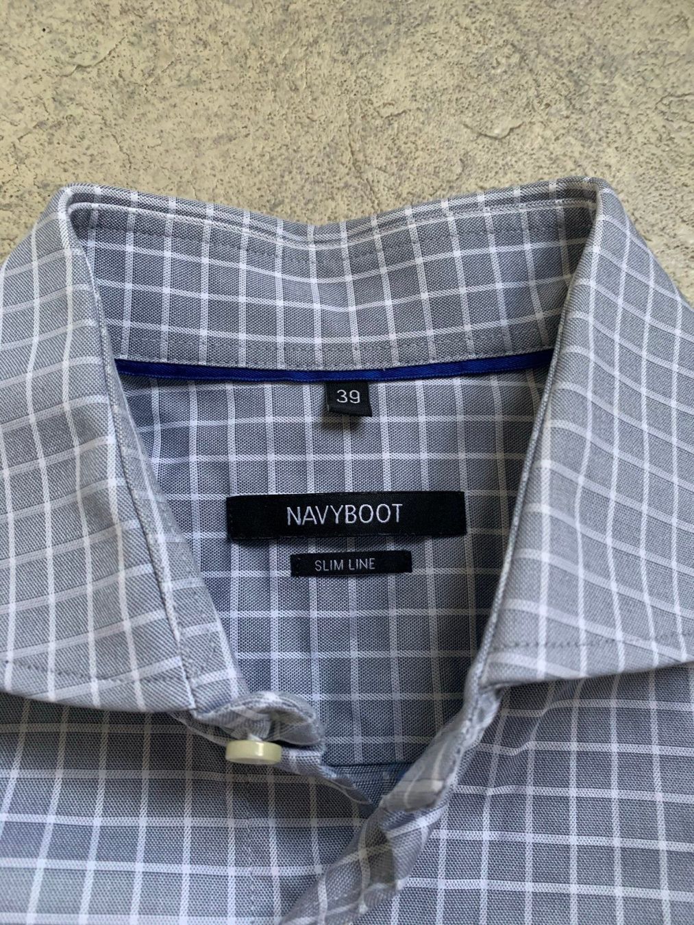 Navyboot Camicie: NAVYBOOT - Hemd hellgrau kariert 39 – Usato da Zürich venduto da Diazaio 2