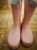 Regenstiefel rosa / Bottes de pluie roses 34
