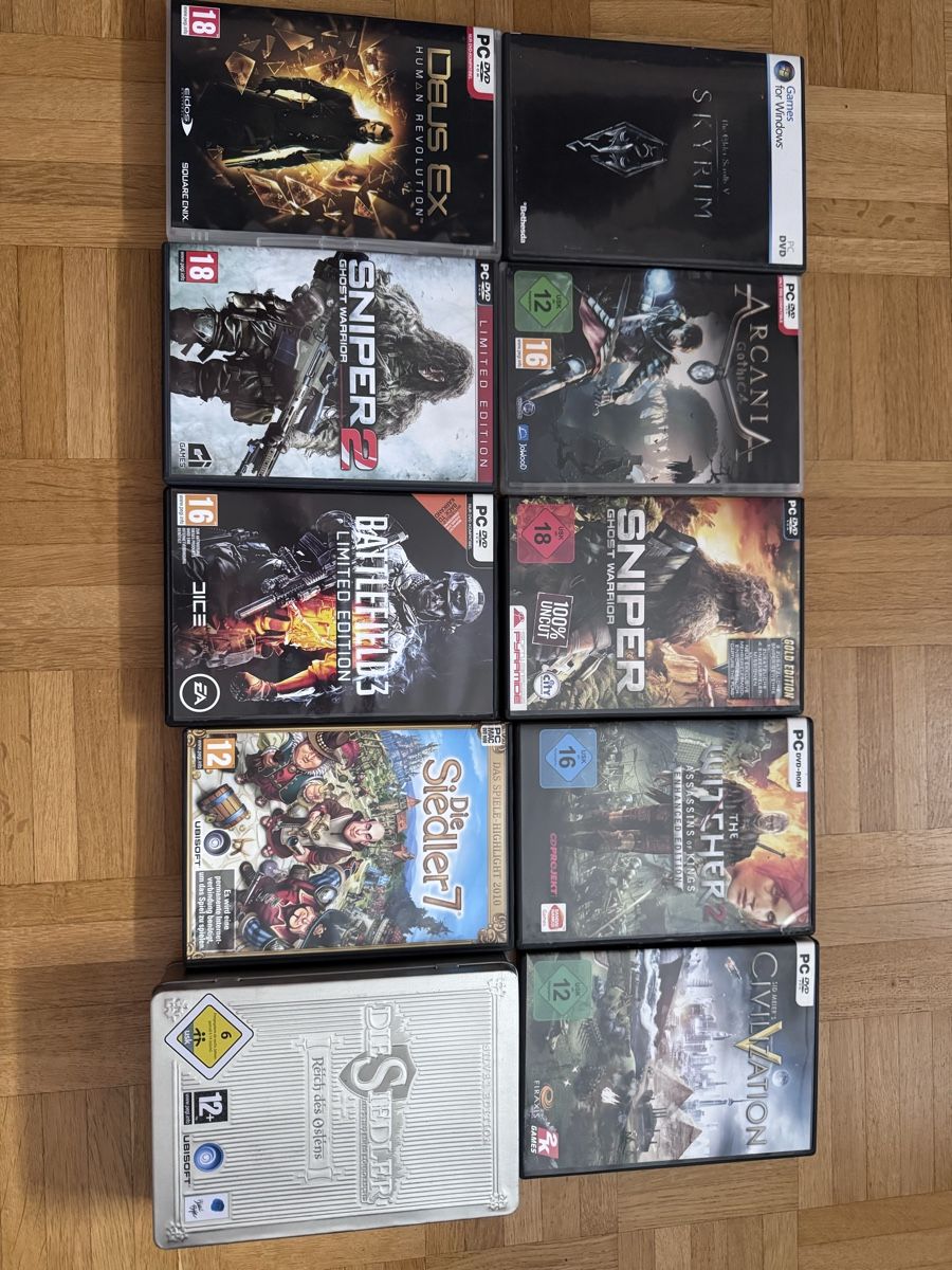 Spiele: PC Spiele Sammlung diverse Titel  – Gebraucht aus Wilderswil von hallo35641 3