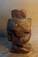 Kubistische Bronze Skulptur