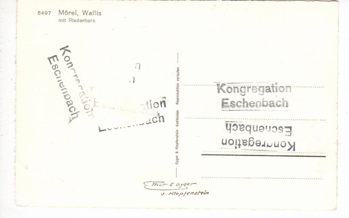 Cartoline postali: Mörel Wallis – Usato da Wolhusen venduto da Curver9 1