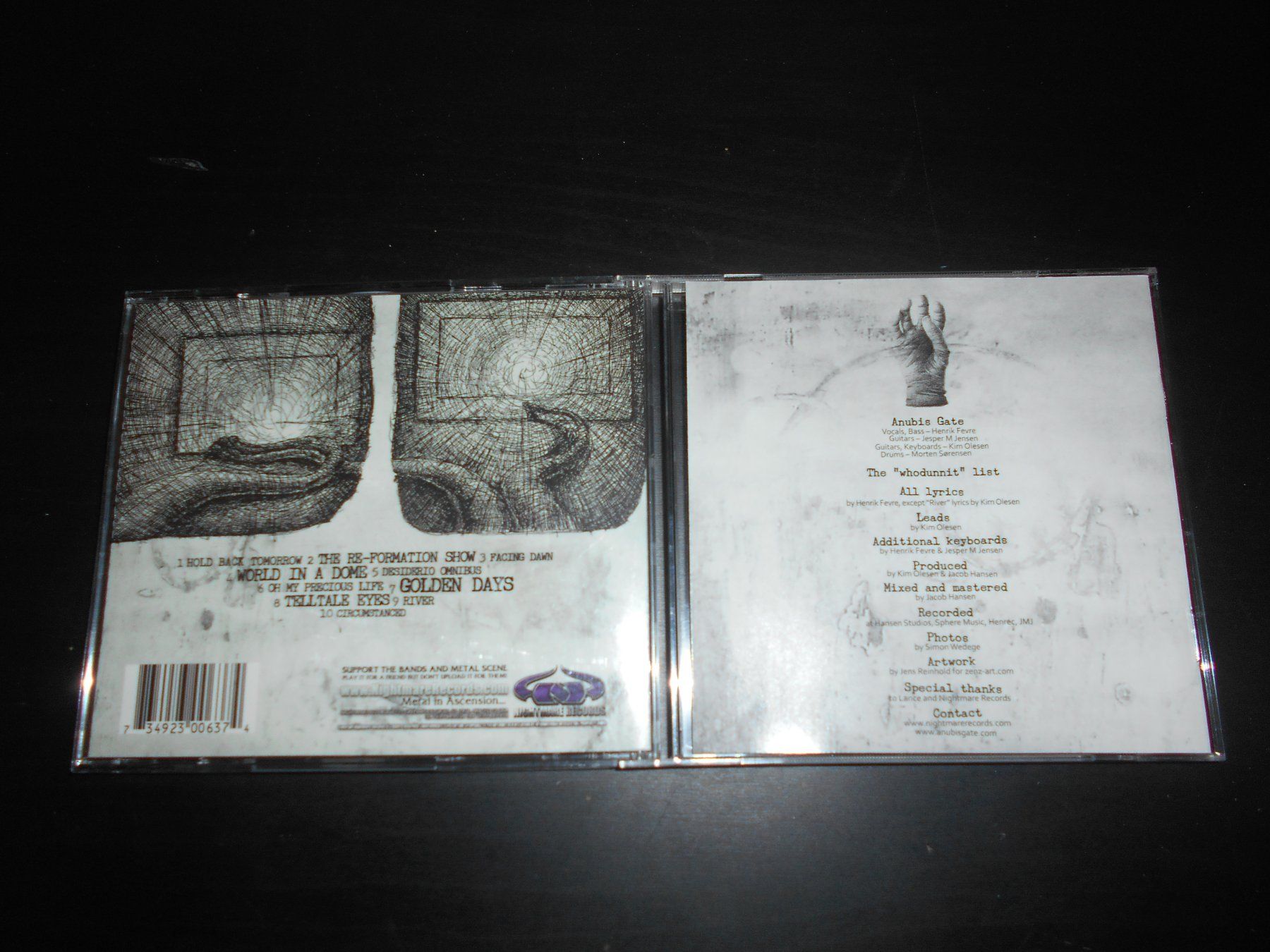 CD: Anubis Gate – Anubis Gate / 2011 – Usato da Aarberg venduto da witchhunter01 1