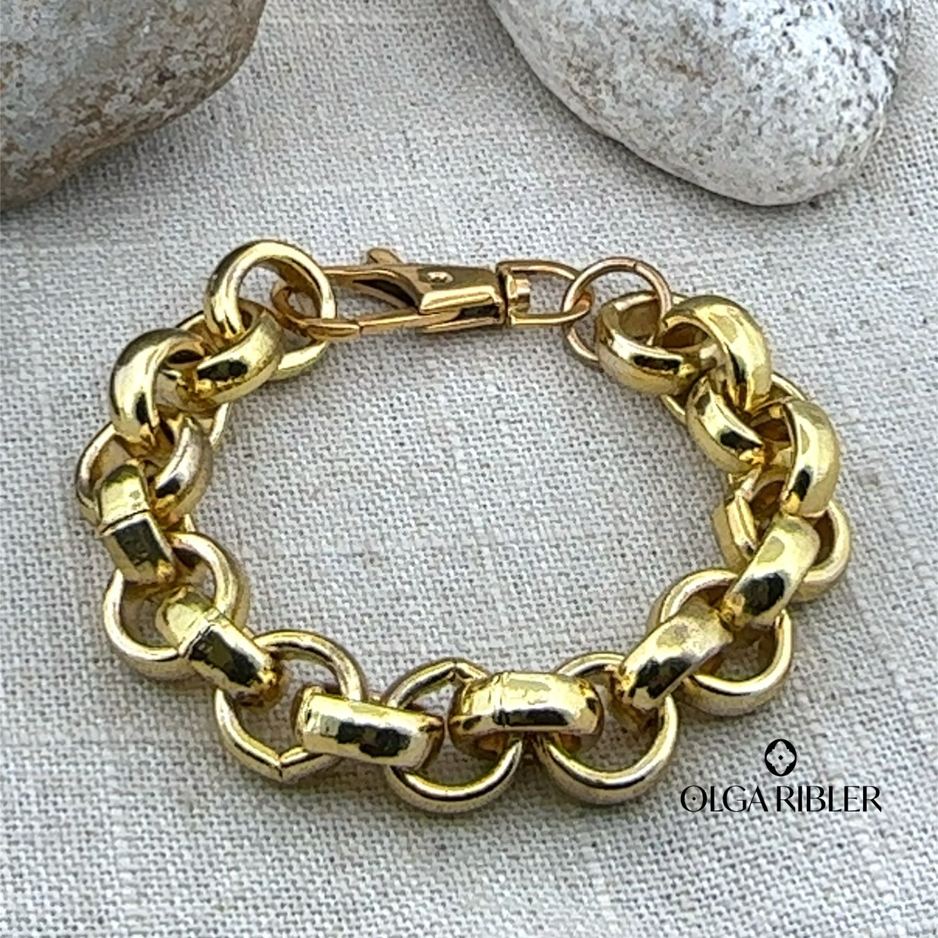 Olga Ribler Bracciali & Braccialetti: Statement Armband Edelstahl 14 mm – Nuovo (secondo la descrizione) da Luzern venduto da Schmuckoutlet 4