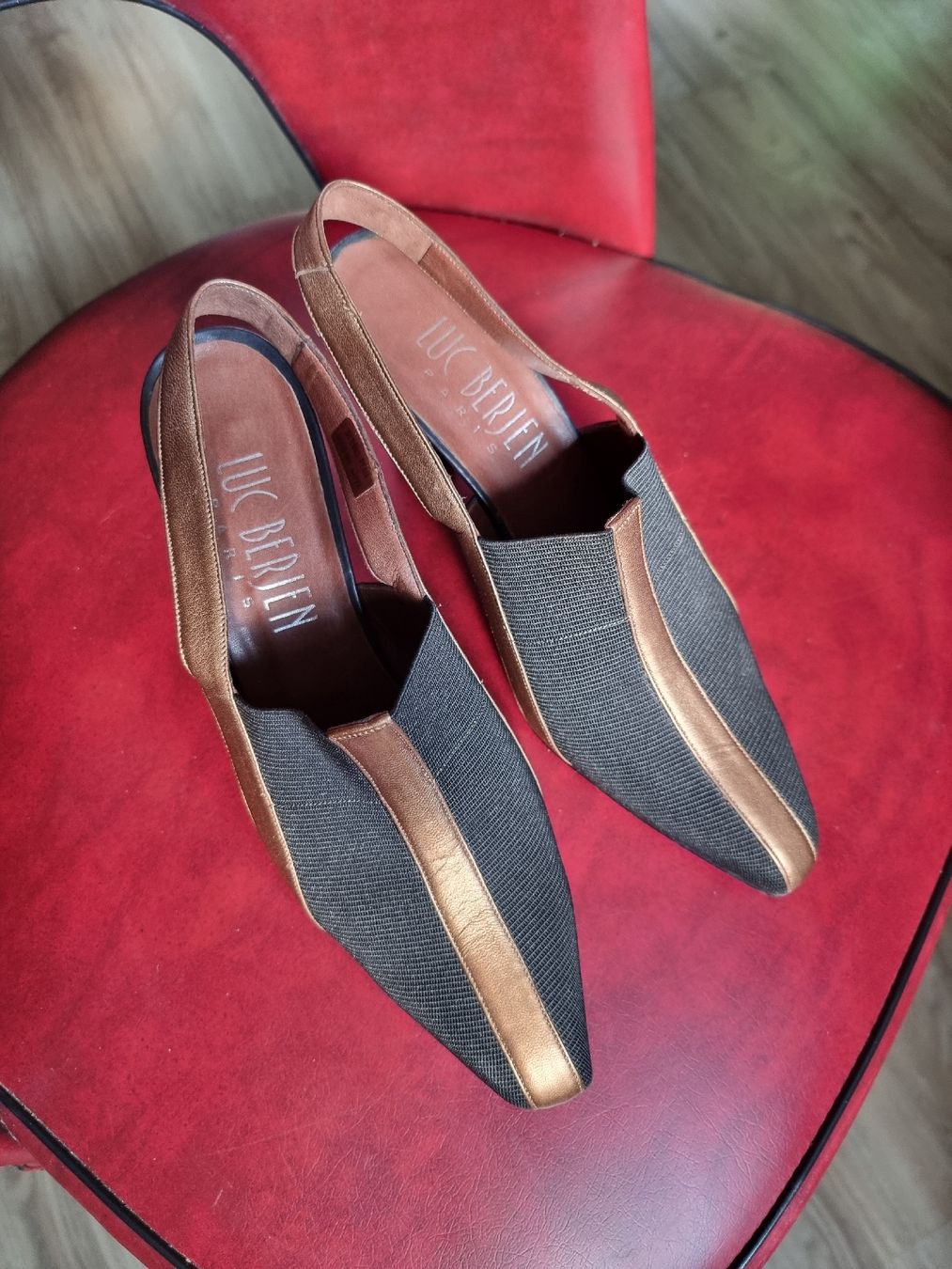 Damenschuhe: Sling Pumps Luc Berjen Paris Gr 39 – Gebraucht aus Interlaken von NataliiaS 3