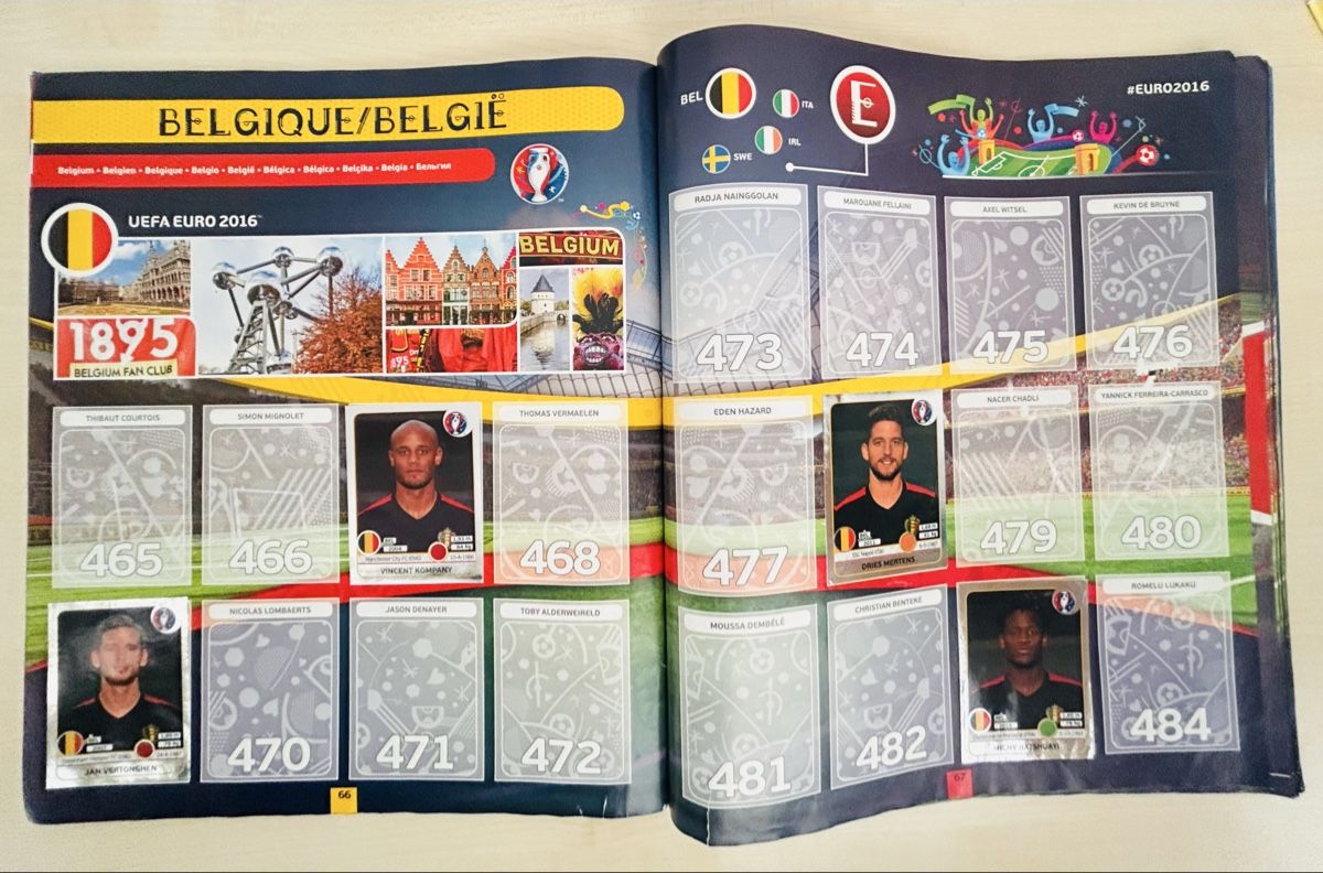 Panini Albums: UEFA Euro 2016 Panini – Défectueux à Luzern par Pascualito 4