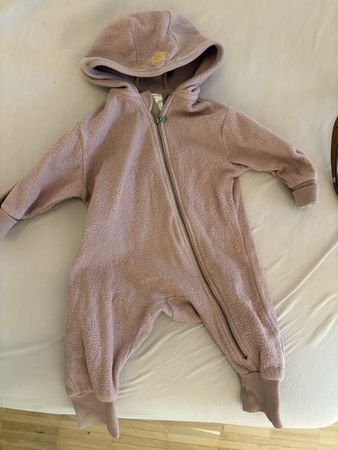 Baby Overall hessnatur rosa Baumwolle Grösse 62/68
