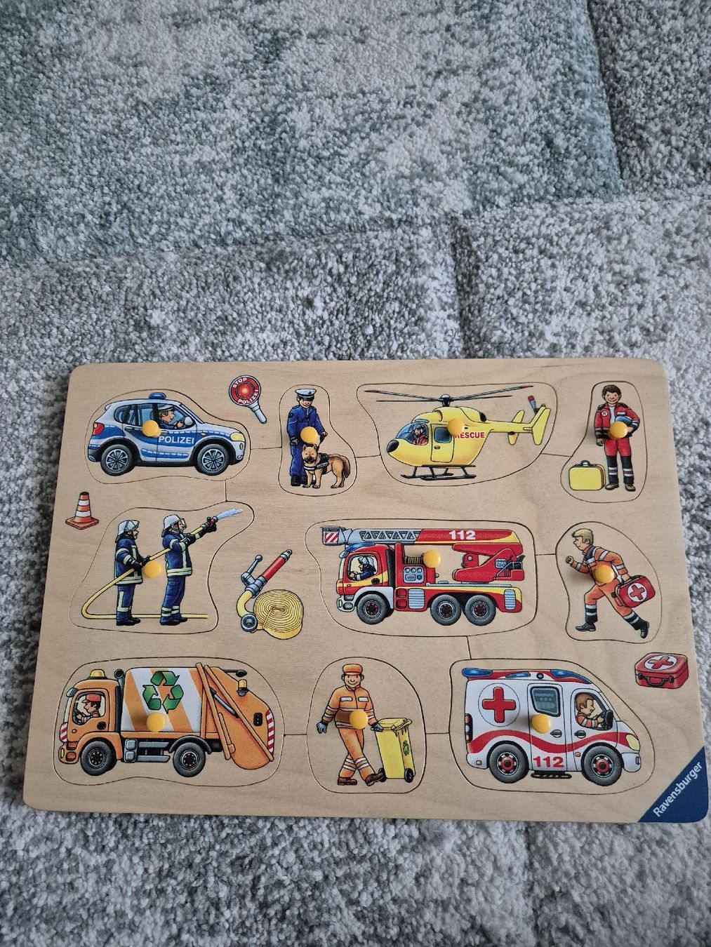 Ravensburger Puzzle: Holz Steckpuzzel 10 Teilig – Nuovo (secondo la descrizione) da Greifensee venduto da Angela120