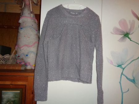 *** Strick Pullover mit Glitzer *** cut out von C&A ab 1.00