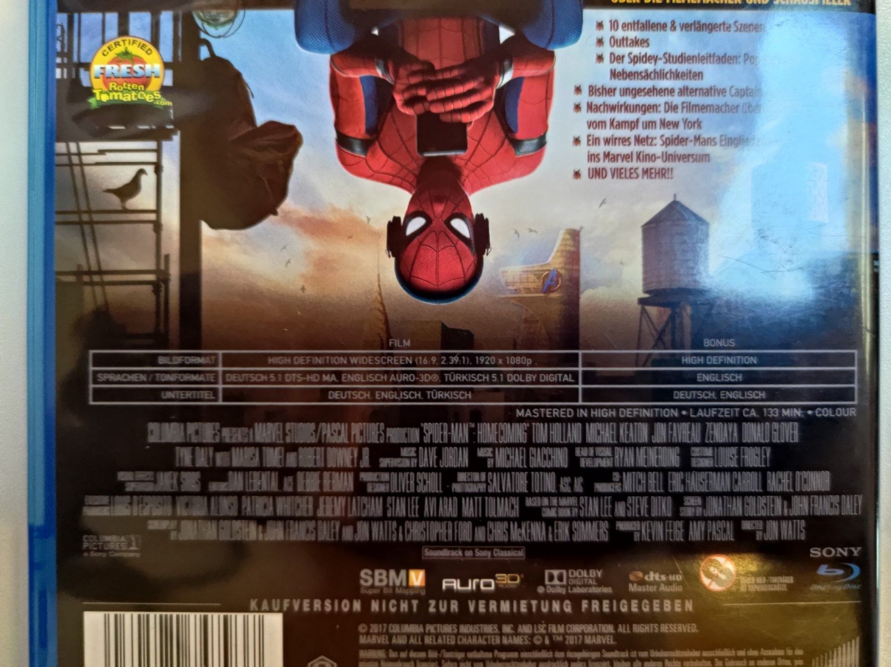 Tutti i DVDs: Spider-Man Homecoming – Usato da Liestal venduto da Kratzilla 3