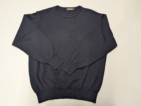 Sergio Pullover dunkelblau, reine Schurwolle, Grösse L