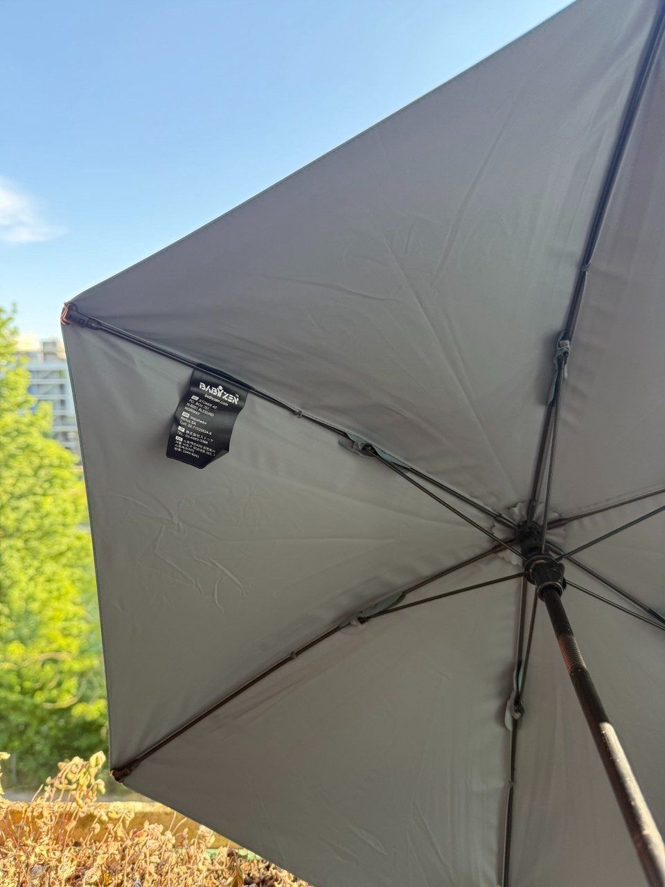 Ombrelloni: YOYO Sonnenschirm aqua fabric – Usato da Zürich venduto da futurmutur 1
