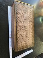 Vintage Snake Embossed Box - Unique Chic Storage for Your Tr
