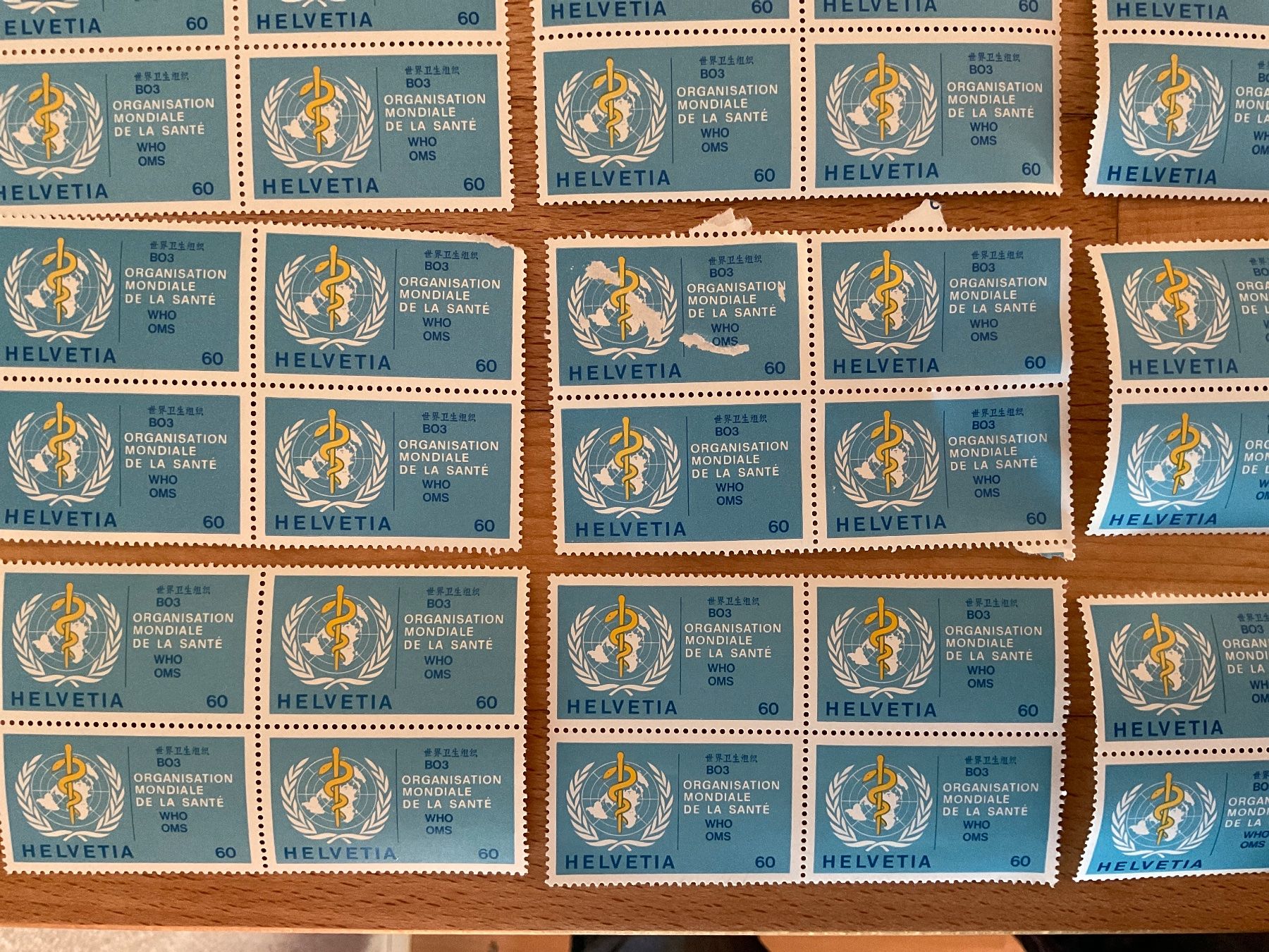 Tutti i francobolli: 60Fr Ämter Frankaturware ungestempelt postfrisch Sammlung – Nuovo (secondo la descrizione) da Wil SG venduto da Chefsugus 3