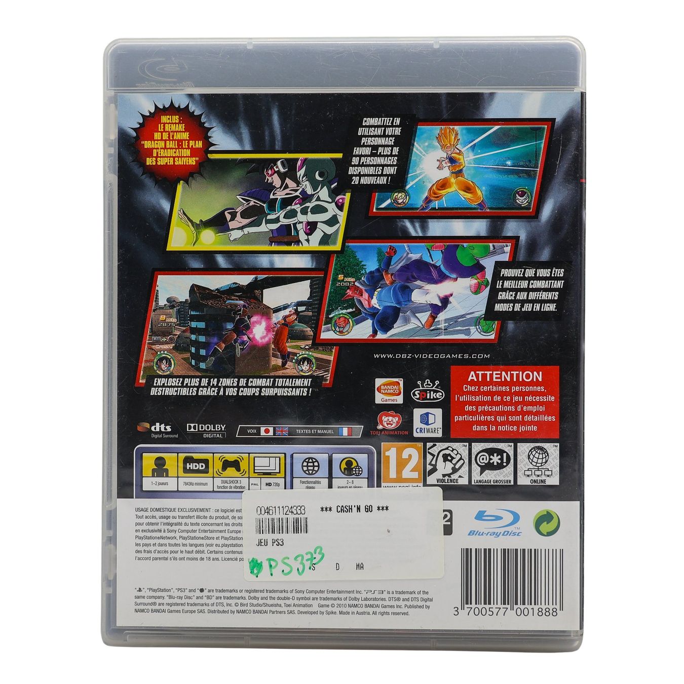 Giochi: Dragon Ball Raging Blast 2 PS3 – Usato da Paudex venduto da dindeboy 2
