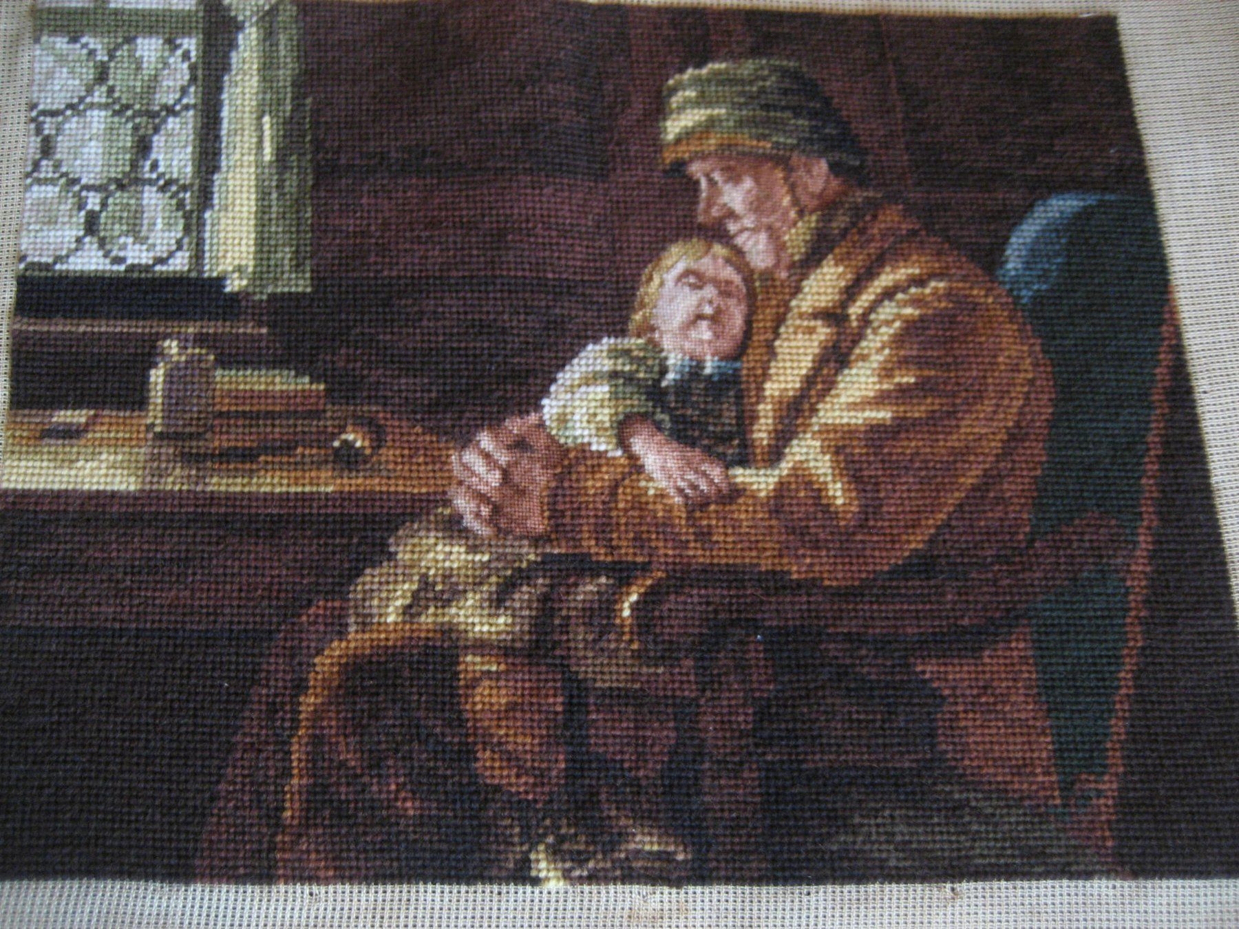 Tele & Cornici: Gobelin Albert Anker ancien – Nuovo (secondo la descrizione) da Delémont venduto da marryb 1