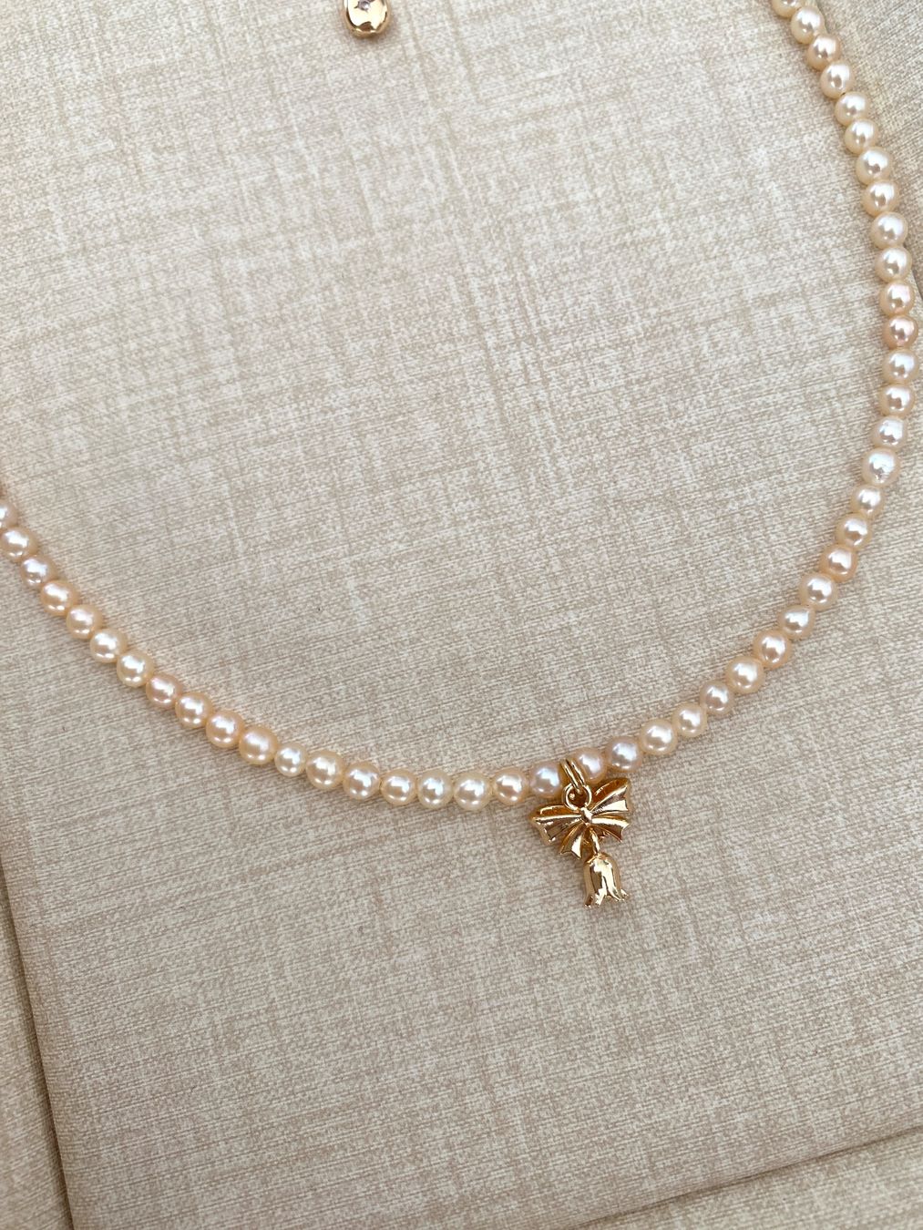 Perle (finte): Top Glanz 4mm Süsswasserperlen Kette/ echte – Nuovo e nell'imballaggio originale da Sarnen venduto da Yingsperlen4 2
