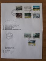 Schweiz Dauerserie Landschaften in der Schweiz auf FDC´s