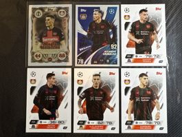 TOPPS - Match Attax 25-26 / 6x Bayer Leverkusen Karten ⚽️