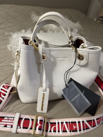 Emporio Armani Handtasche, weiss