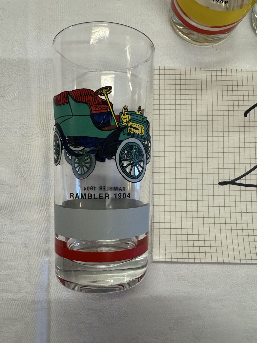 Bicchieri: Vintage-Trinkgläser mit Oldtimer-Motiven. – Usato da Gränichen venduto da onkel_xxl 3