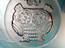 Fensterbild Eule Hergiswiler Glas