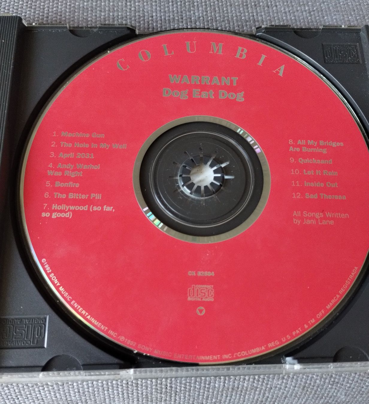 CD: Warrant "Dog eat Dog" – Usato da Lausanne venduto da Martinucci 2