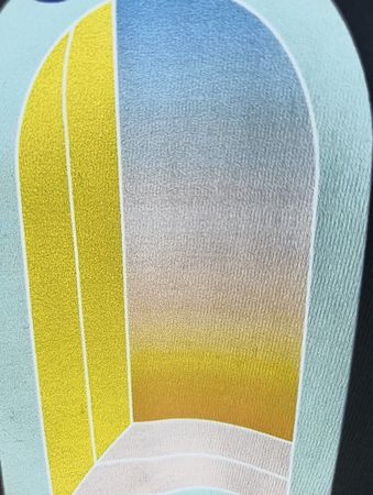 T-Shirt schwarz mit Grafikdruck Grösse L