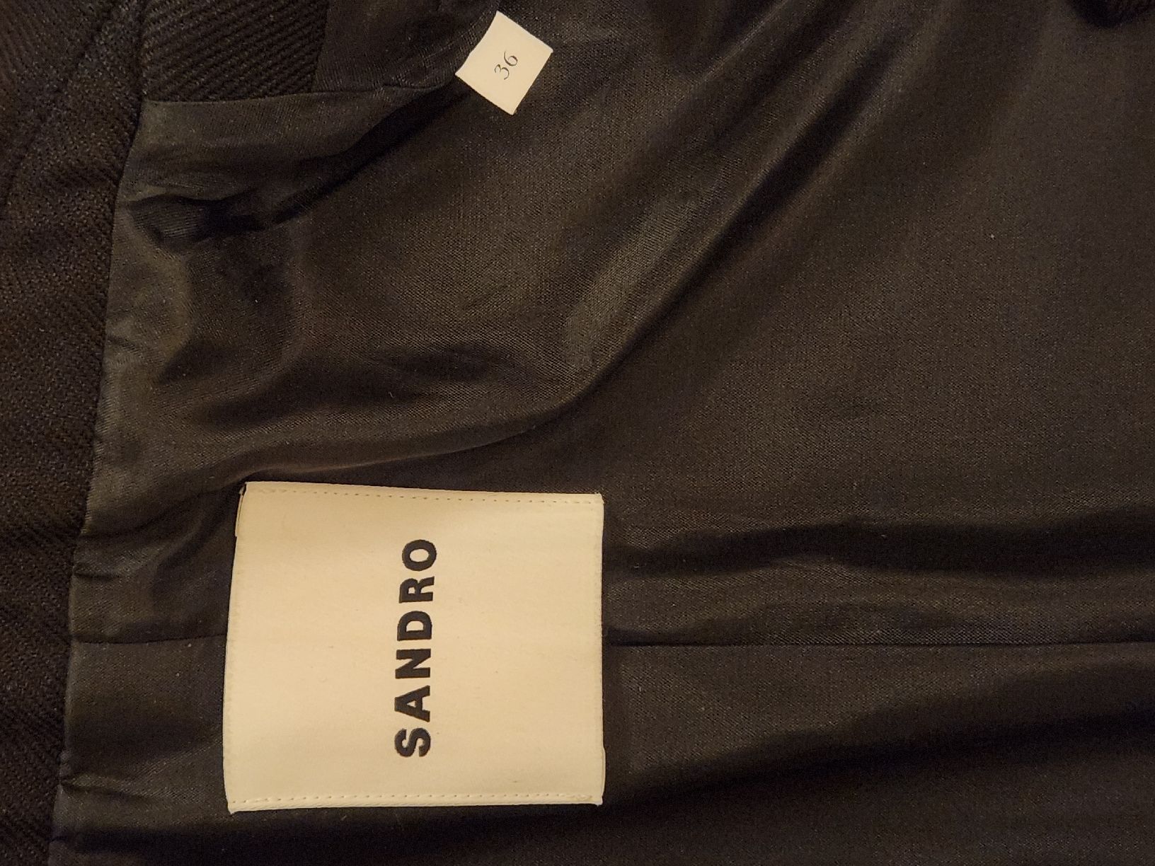 Sandro Jacken: NEU Crop Blazer schwarz Sandro 36/S – Neu (gemäss Beschreibung) aus Bronschhofen von eve_l8y7 2