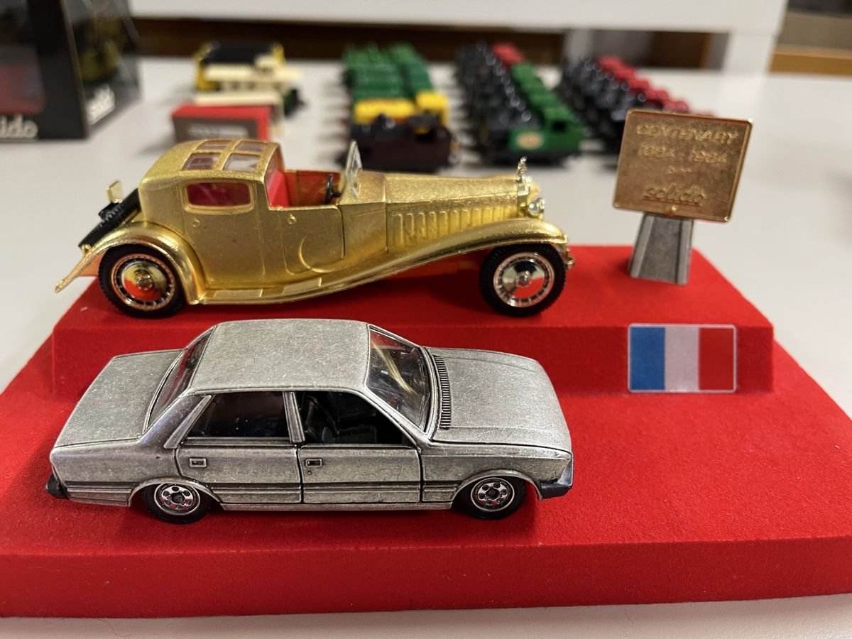 Solido Modellautos: Solido Centenary 1884-1984, 2er Set, Bugatti & Peugeot – Gebraucht aus Siebnen von speedy63 1