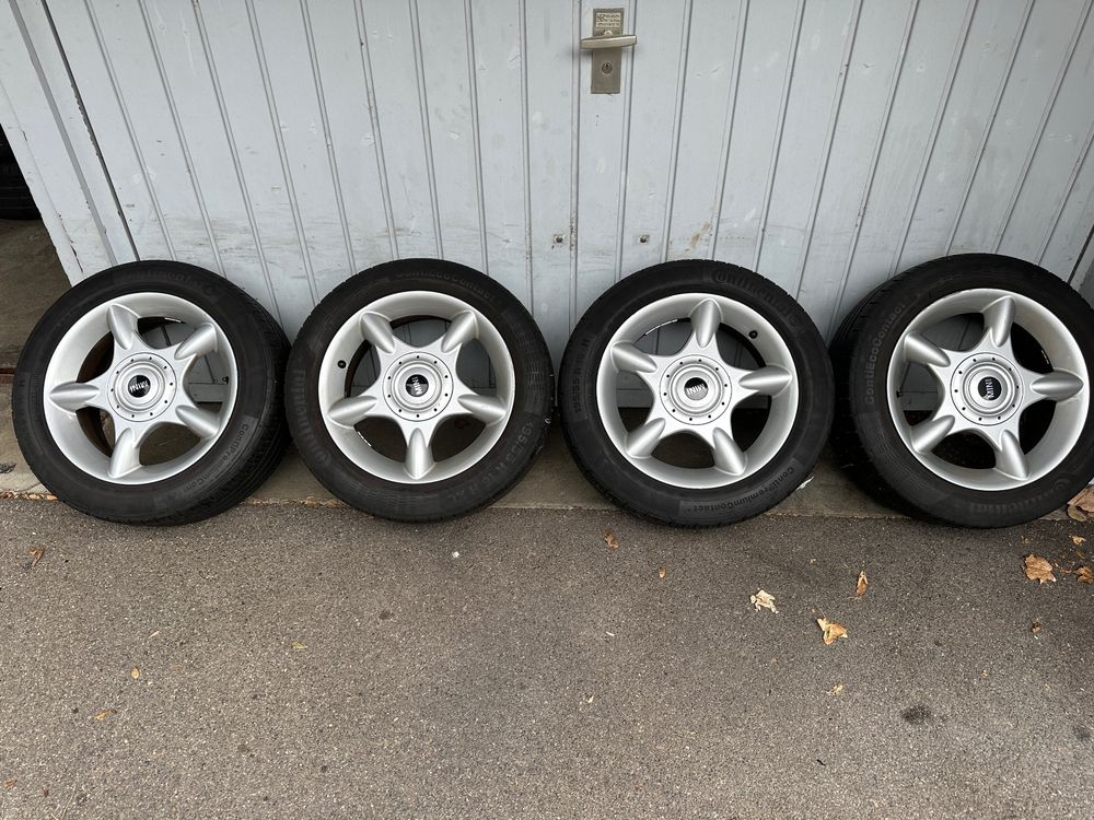 MINI R50 R52 R53 - 16 Zoll Alufelgen inkl. Sommerreifen (Gebraucht) in ...