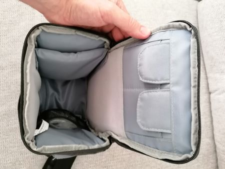 Grey Camera Bag for Photo Equipment – Like New