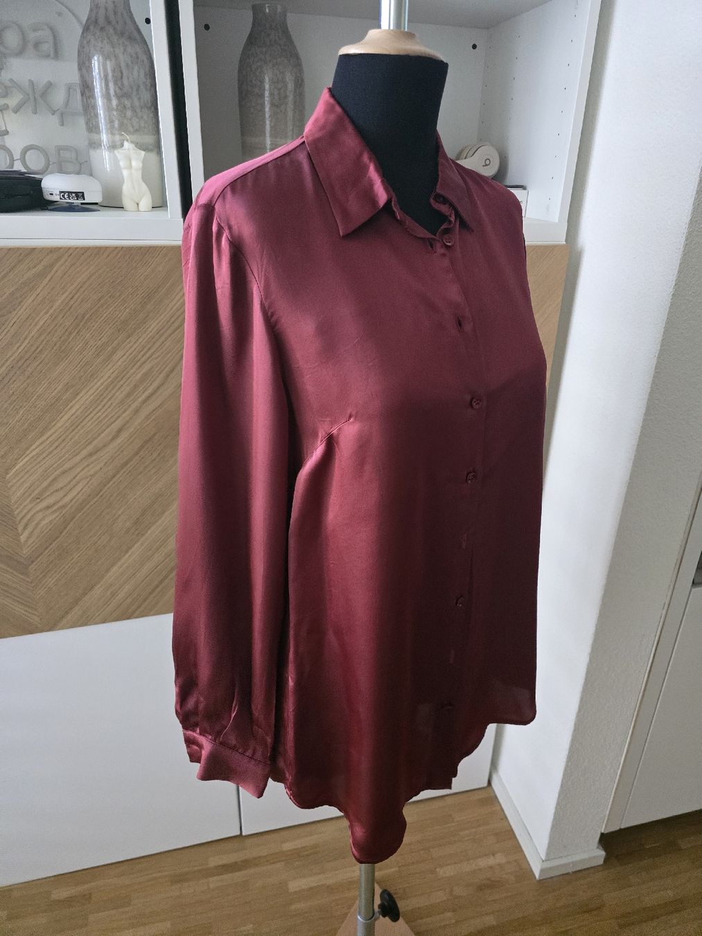 Sisley Camicette: Sisley Damen Bluse, Weinrot, Gr. M – Nuovo (secondo la descrizione) da Zürich venduto da ale_bg2x 1