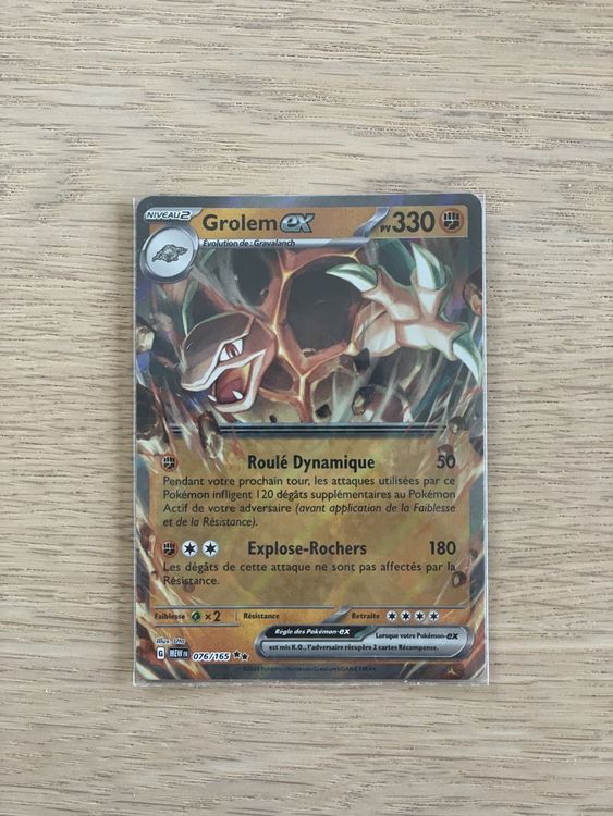 Carte Pokemon 151 Grolem ex 076/165 Fr (Neu und originalverpackt) in ...