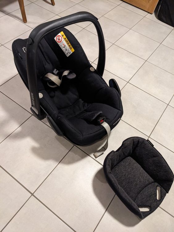 Maxi-Cosi Sièges auto: Maxi Cosi Babyschale, Pebble Plus, Schwarz Top Zustand! – D'occasion à Bülach par Dachs52 1