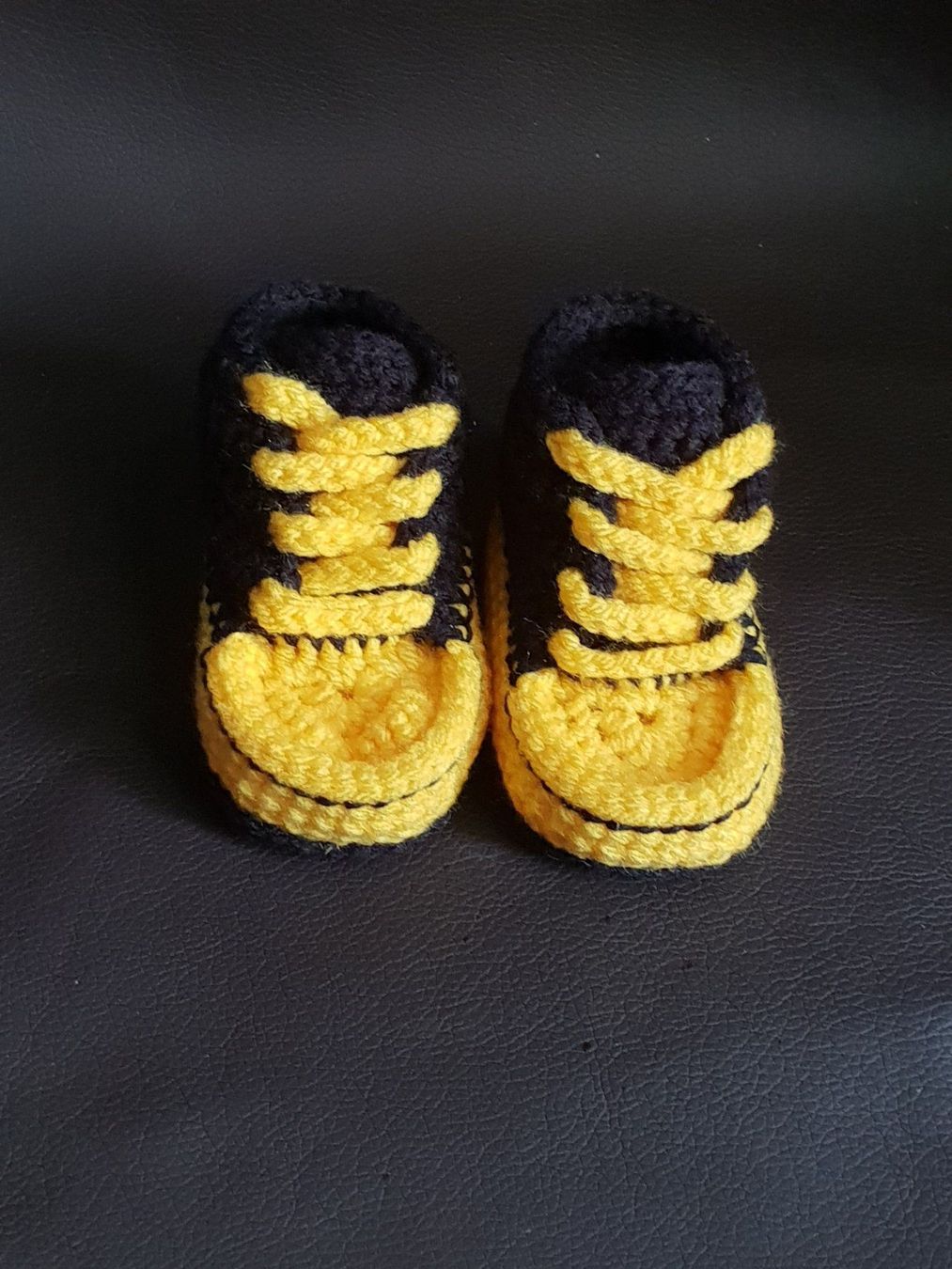 Scarpe per ragazzi: Babyschuhe Hand gehäkelt (10cm) – Nuovo (secondo la descrizione) da Leuk Stadt venduto da Simone_RZ 3