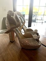 Jimmy Choo Sandalen Strass-Steine Grösse 41 guter Zustand