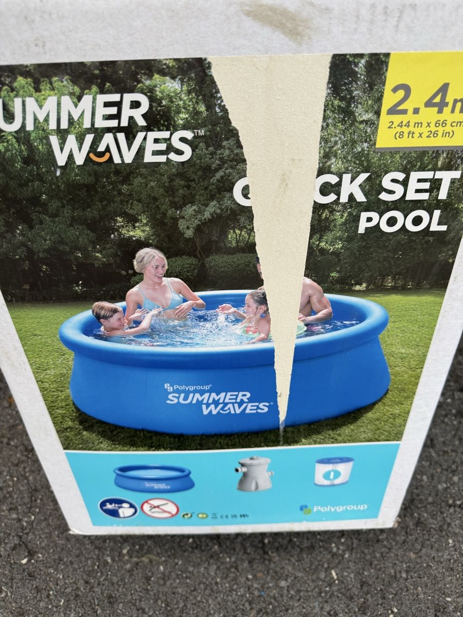 Piscine: Summer Waves Fast Set Pool 244x66cm neu – Nuovo (secondo la descrizione) da Trübbach venduto da -_Beat_-