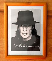 Autogramm Udo Lindenberg, gerahmt