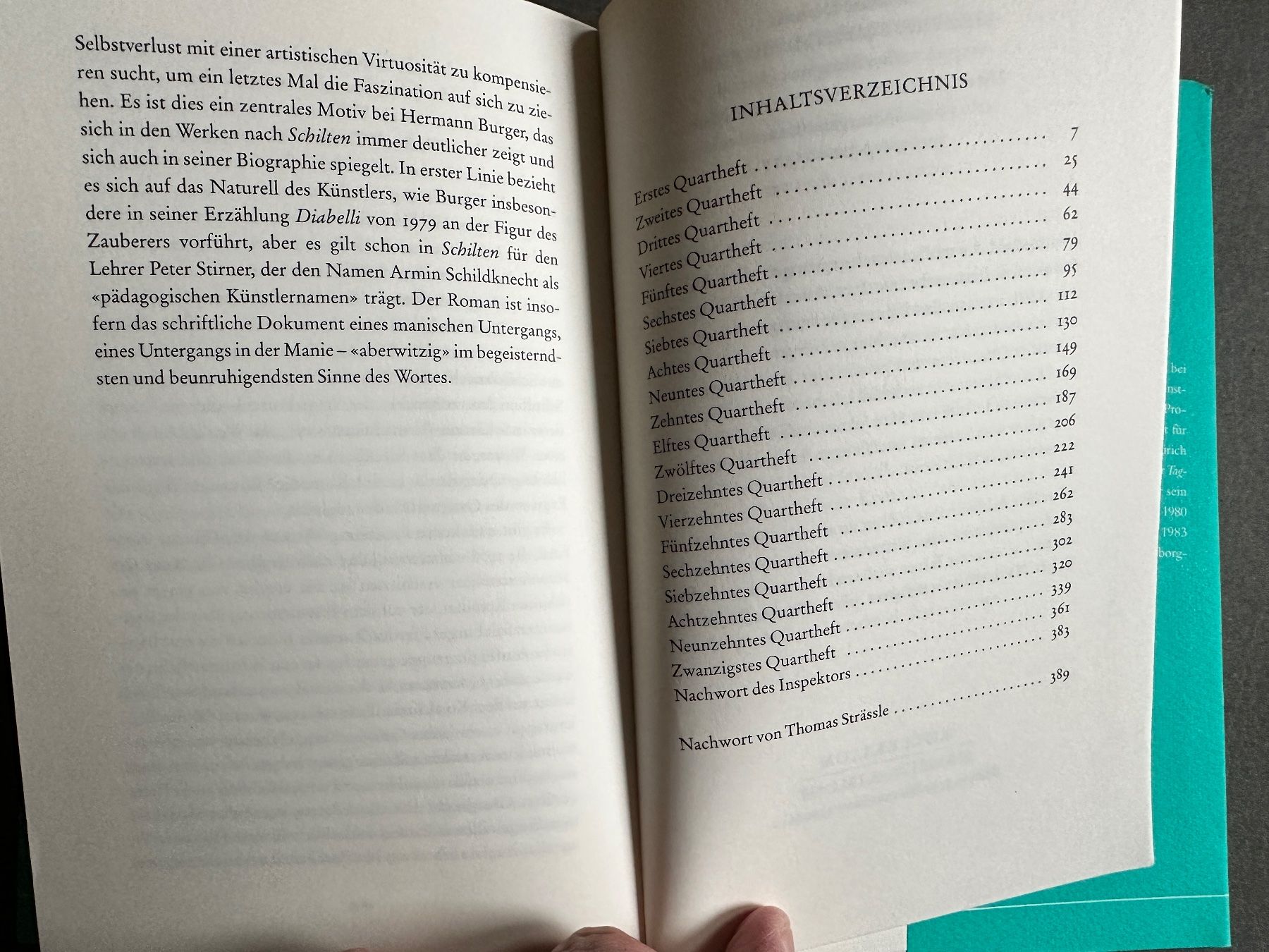 Libri: Hermann Burger: Schilten. – Usato da Zürich venduto da allp 7