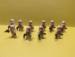 10x Lego Star Wars Clone Shock Trooper sw1305 Minifigur 