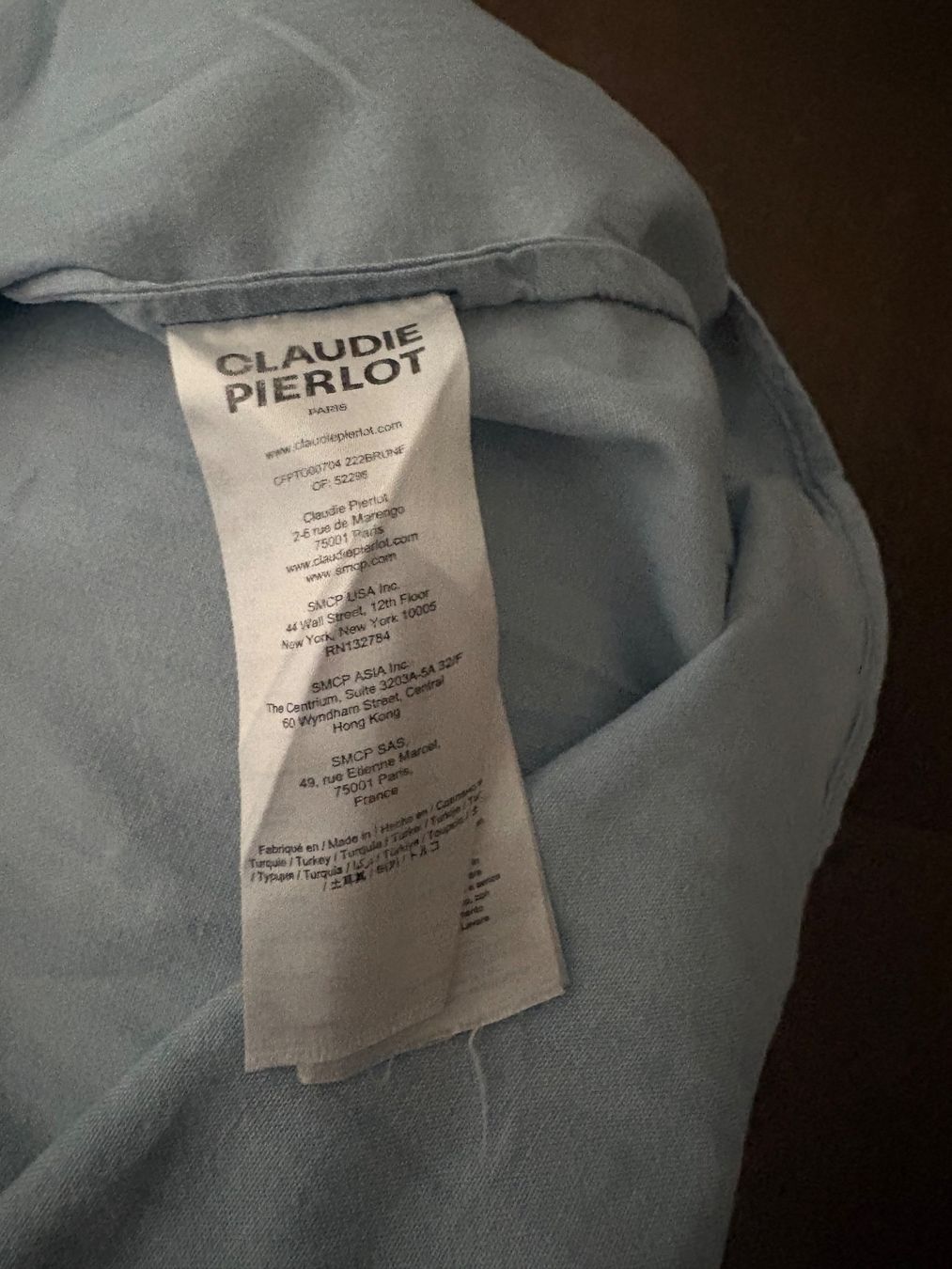 Claudie Pierlot Blusen: Top Claudie Pierlot bleu taille 40 – Gebraucht aus Pully von mel_dqk9 1