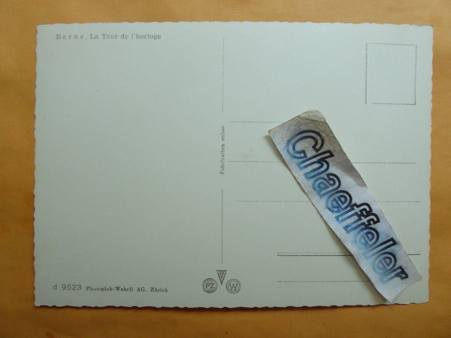 Cartoline postali: Bern. Zeitglockenturm und Zähringer- – Usato da Zürich venduto da Chaeffeler 1