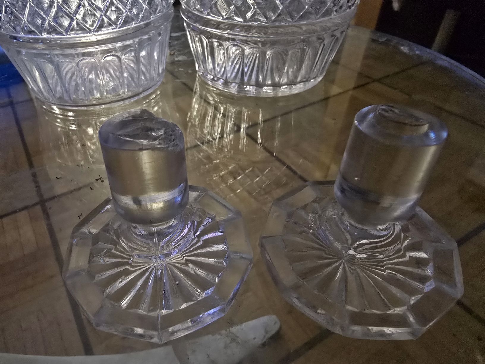 Flaschen: 2 wunderschöne handgemachte glasflaschen – Gebraucht aus Biel/Bienne von alexriveros2 5