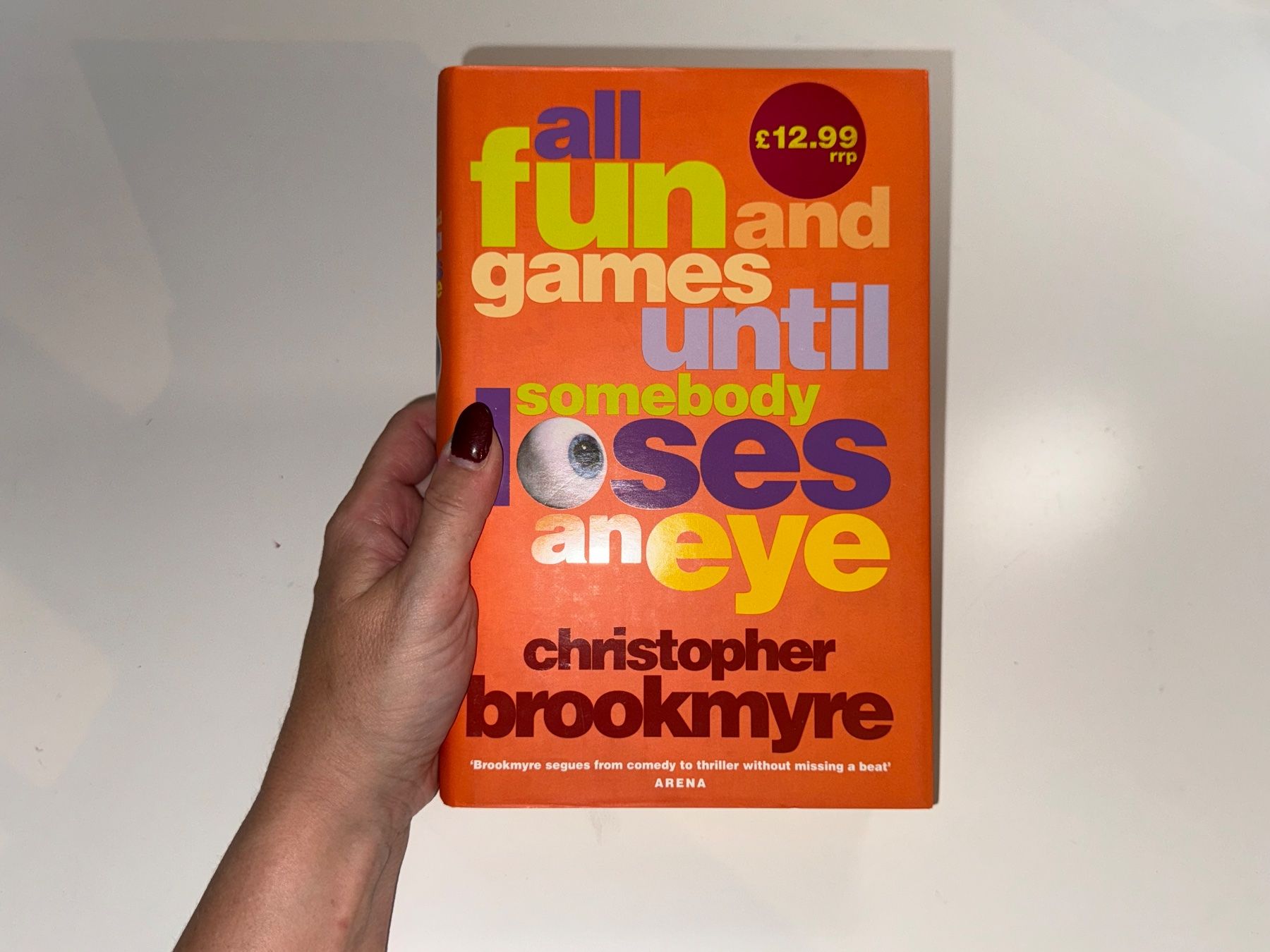 Libri: NOVEL: Christopher Brookmyre, All fun and games until ... – Usato da Grosswangen venduto da English_books