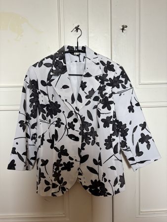 Blazer vintage à fleurs