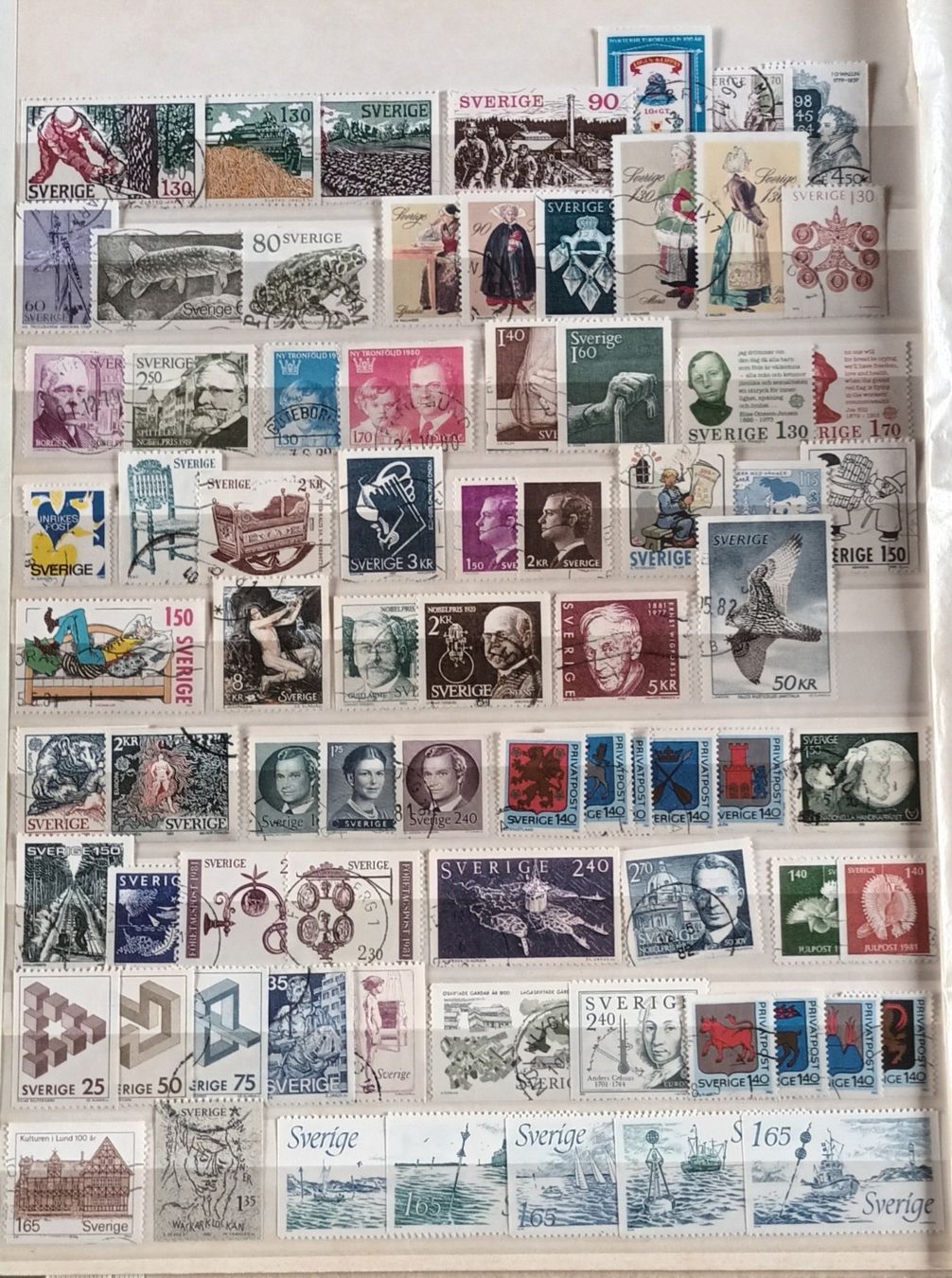 Alle Briefmarken: Suède – Gebraucht aus Martigny von Rosseline 9